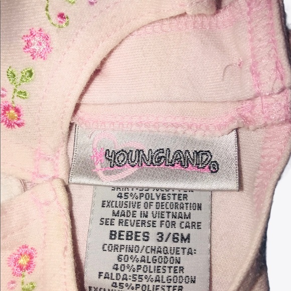 YOUNGLAND BABY GIRL PINK DRESS SIZE 3-6 MONTHS - Picture 6 of 8